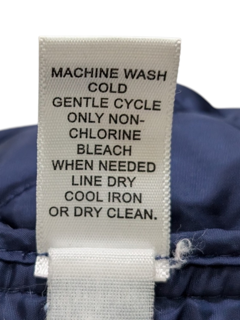 ​Banana Republic Quilted Utility Jacket Navy Corduroy Collar Large - Picture 8 of 8